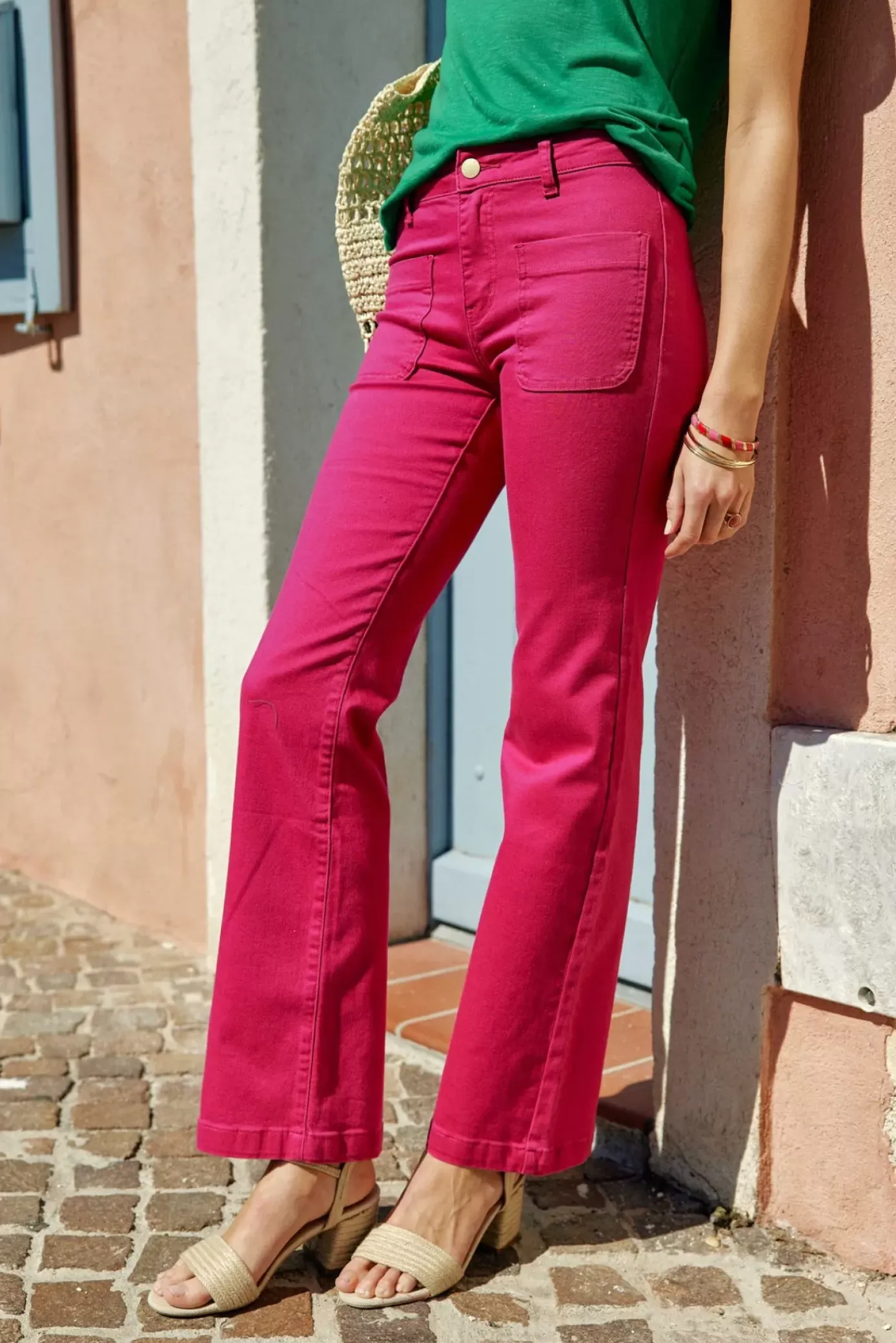 Pantalons & Jeans|LA PETITE ÉTOILE Pantalon Sonny T Fuchsia