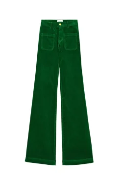 Pantalons & Jeans|LA PETITE ÉTOILE Pantalon Sonny Velours Vert
