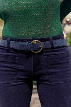 Pantalons & Jeans|LA PETITE ÉTOILE Pantalon Sonny Velours Marine