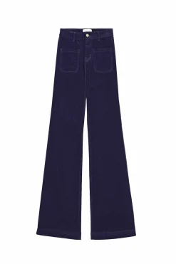 Pantalons & Jeans|LA PETITE ÉTOILE Pantalon Sonny Velours Marine