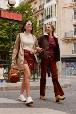 Pantalons & Jeans|LA PETITE ÉTOILE Pantalon Sonny Velours Marron