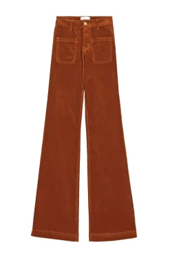 Pantalons & Jeans|LA PETITE ÉTOILE Pantalon Sonny Velours Marron