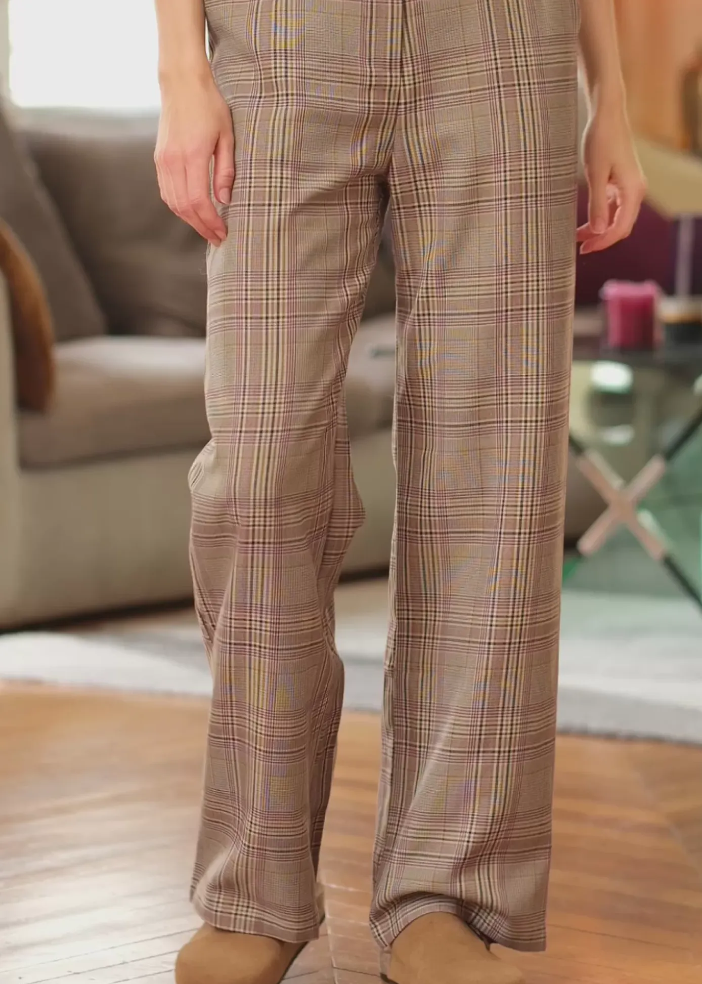 Pantalons & Jeans|LA PETITE ÉTOILE Pantalon Sutton Carreaux
