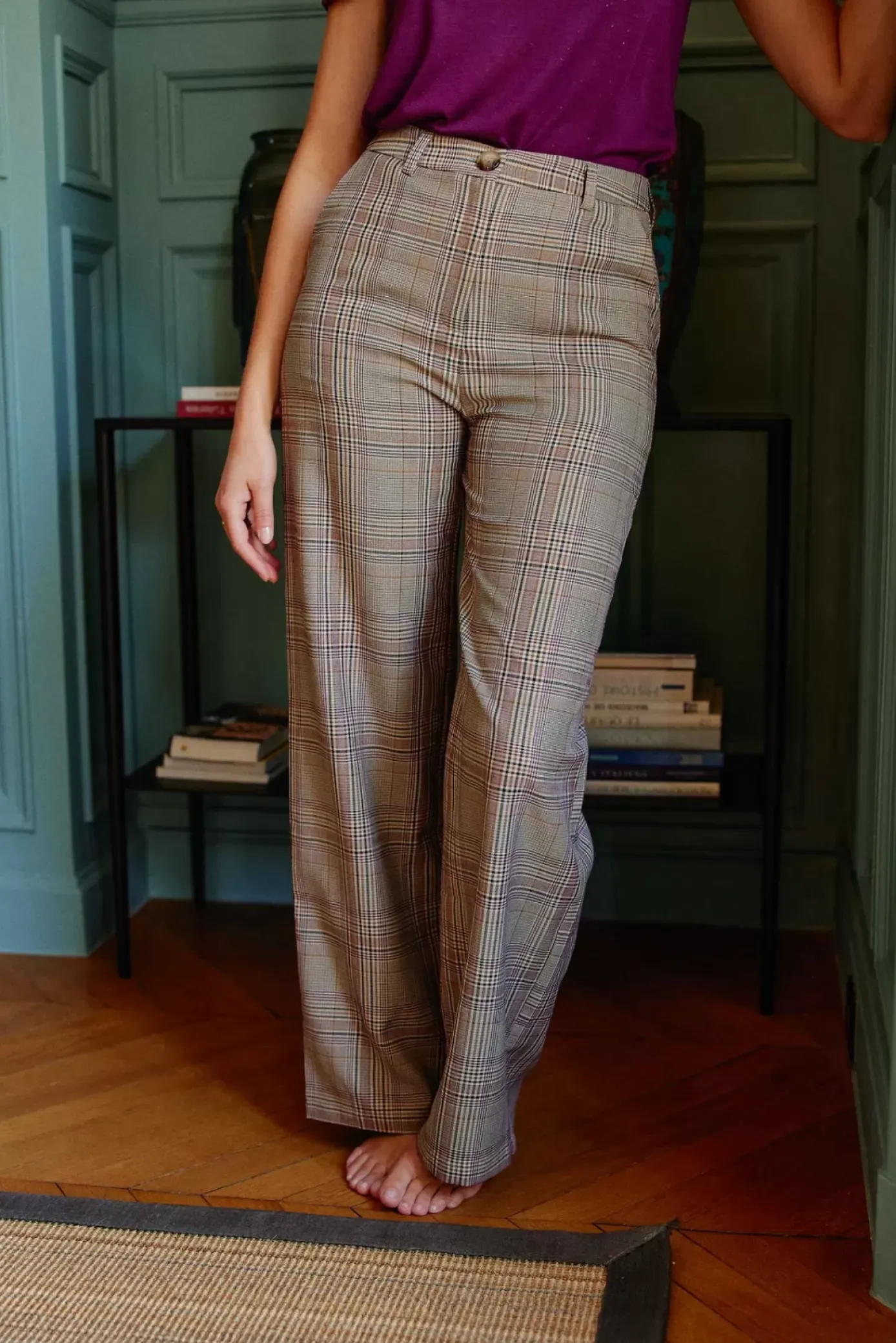 Pantalons & Jeans|LA PETITE ÉTOILE Pantalon Sutton Carreaux