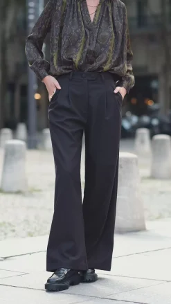 Pantalons & Jeans|LA PETITE ÉTOILE Pantalon Zeline Noir
