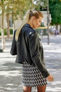 Manteaux & Vestes|LA PETITE ÉTOILE Perfecto Moliere Noir