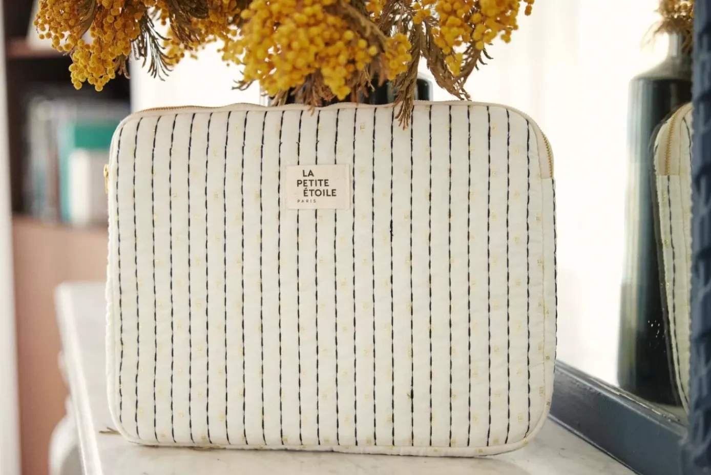 Accessoires|LA PETITE ÉTOILE Pochette Neopol Ecru