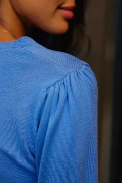 Mailles|LA PETITE ÉTOILE Pull Beatrice Bleu