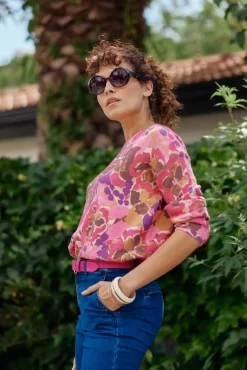 Mailles|LA PETITE ÉTOILE Pull Livio Fleur
