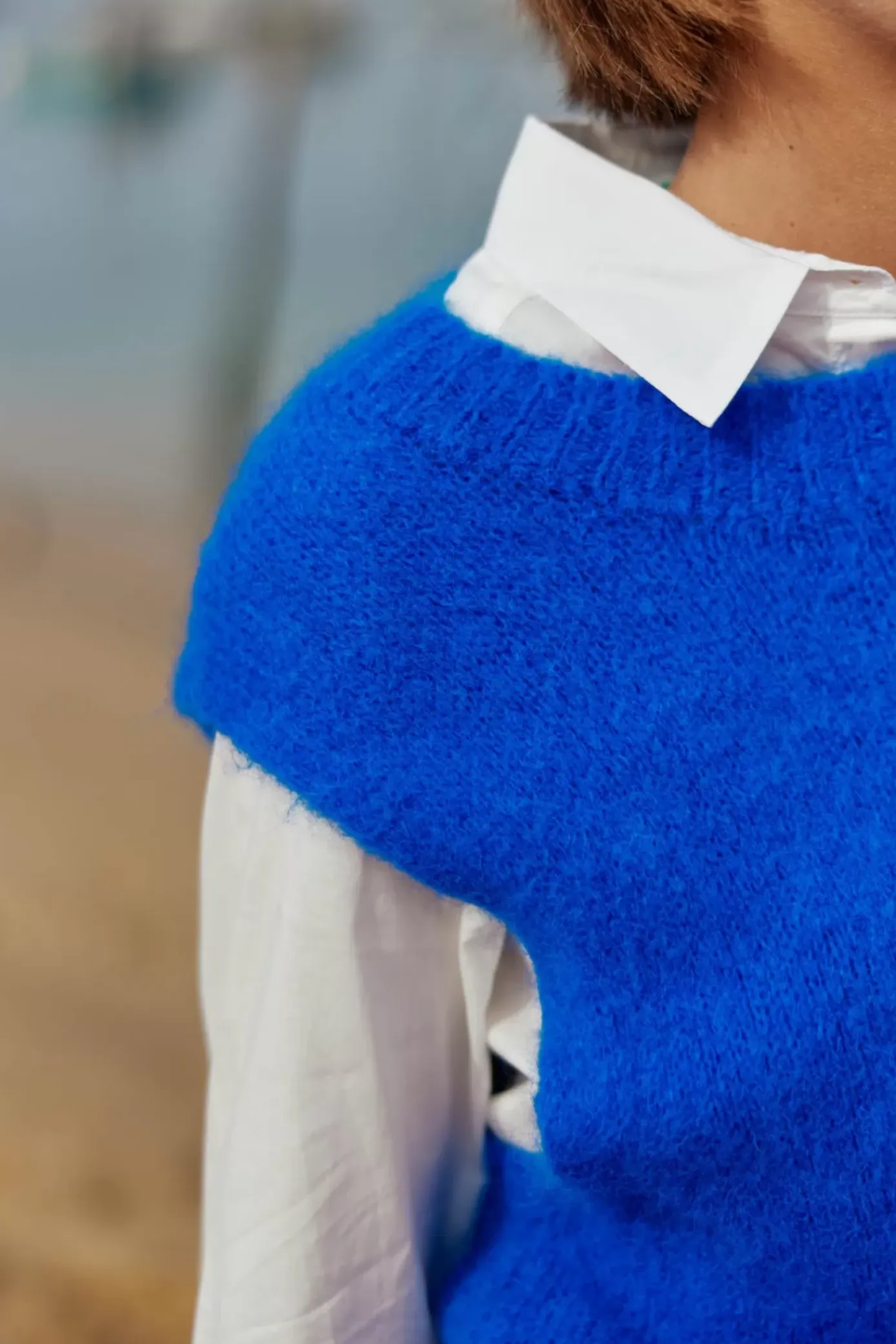 Mailles|LA PETITE ÉTOILE Pull Makena Bleu