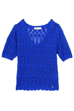 Mailles|LA PETITE ÉTOILE Pull Roberta Bleu