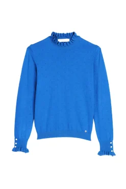 Mailles|LA PETITE ÉTOILE Pull Solferinos Bleu