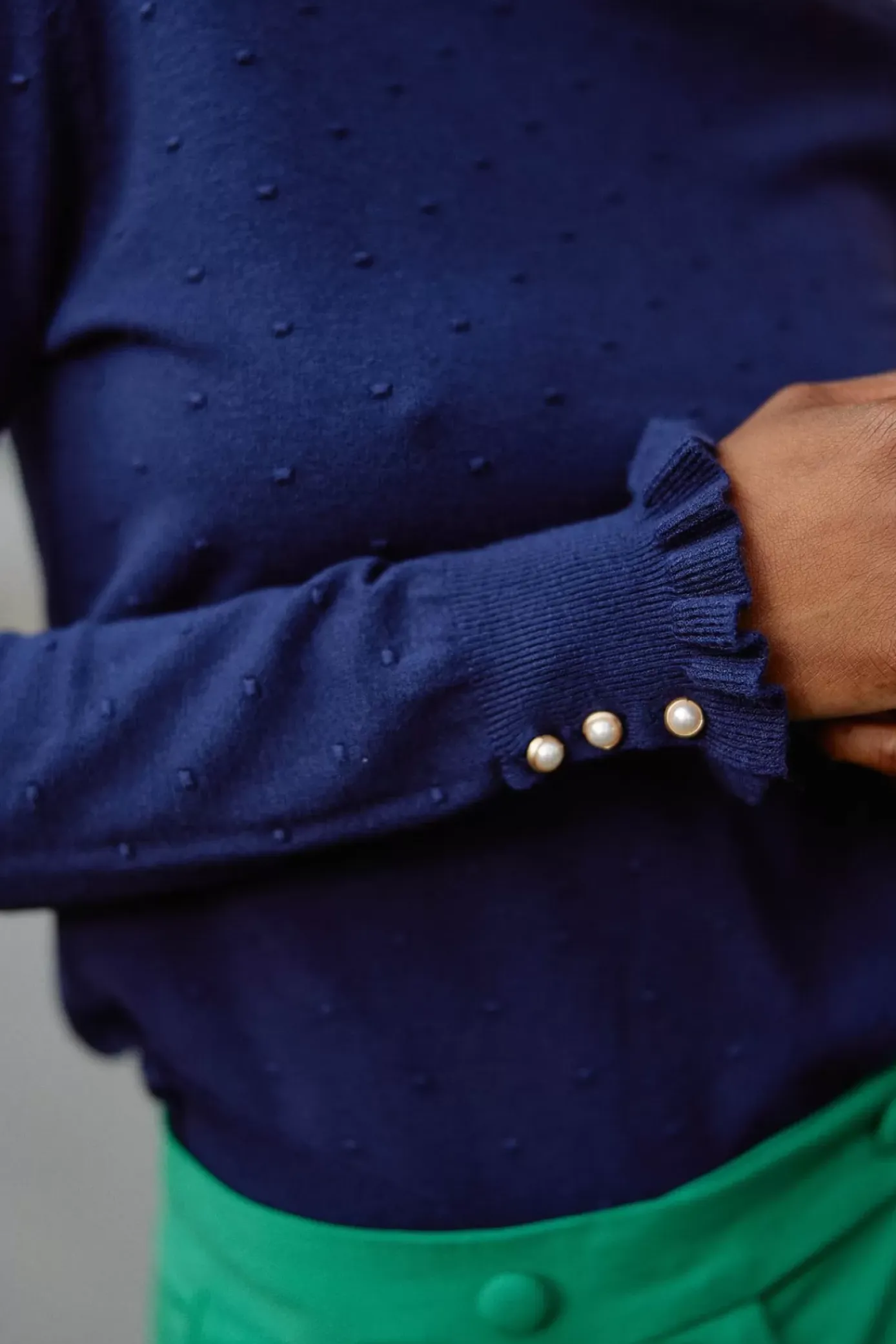 Mailles|LA PETITE ÉTOILE Pull Solferinos Marine