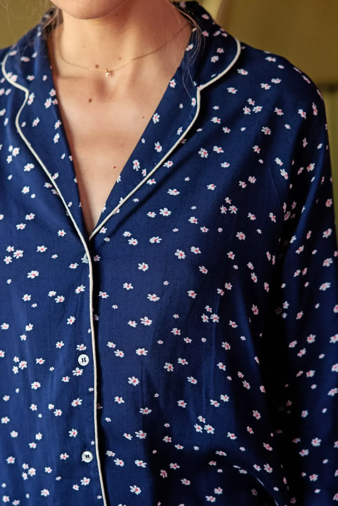 Les Pyjamas|LA PETITE ÉTOILE Pyjama Set Moska Fleurette