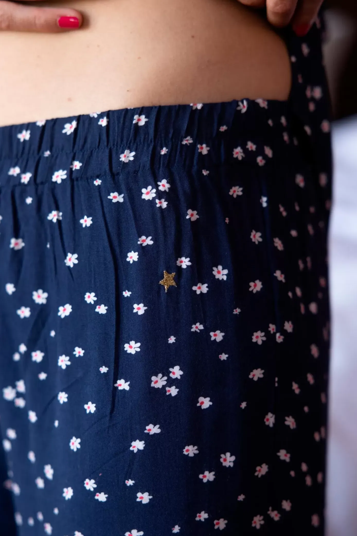 Les Pyjamas|LA PETITE ÉTOILE Pyjama Set Moska Fleurette