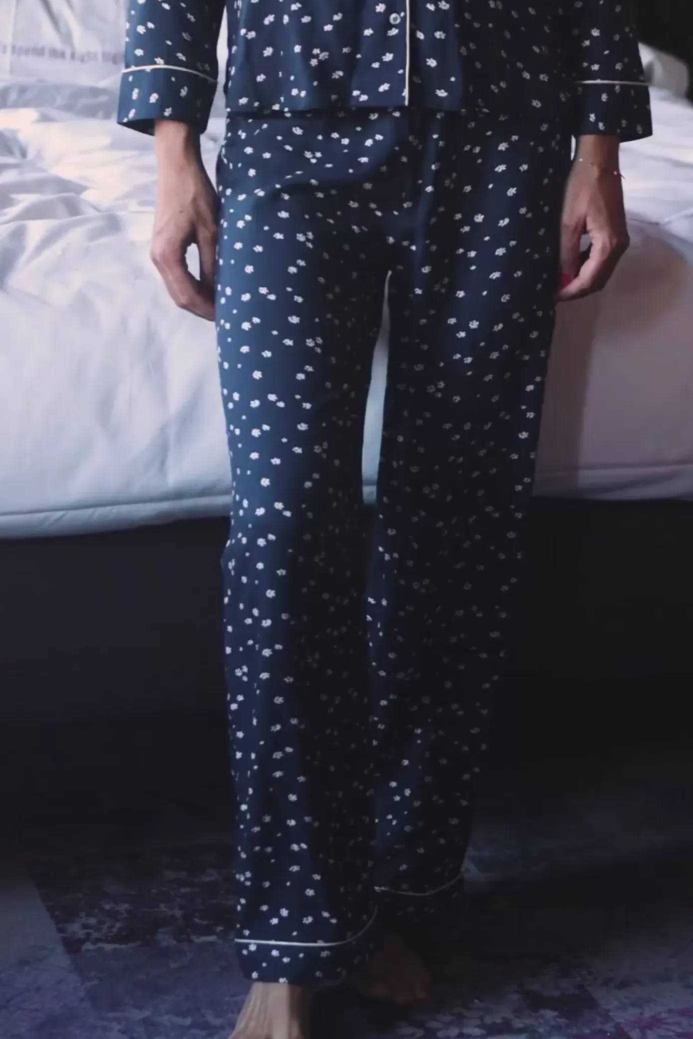Les Pyjamas|LA PETITE ÉTOILE Pyjama Set Moska Fleurette