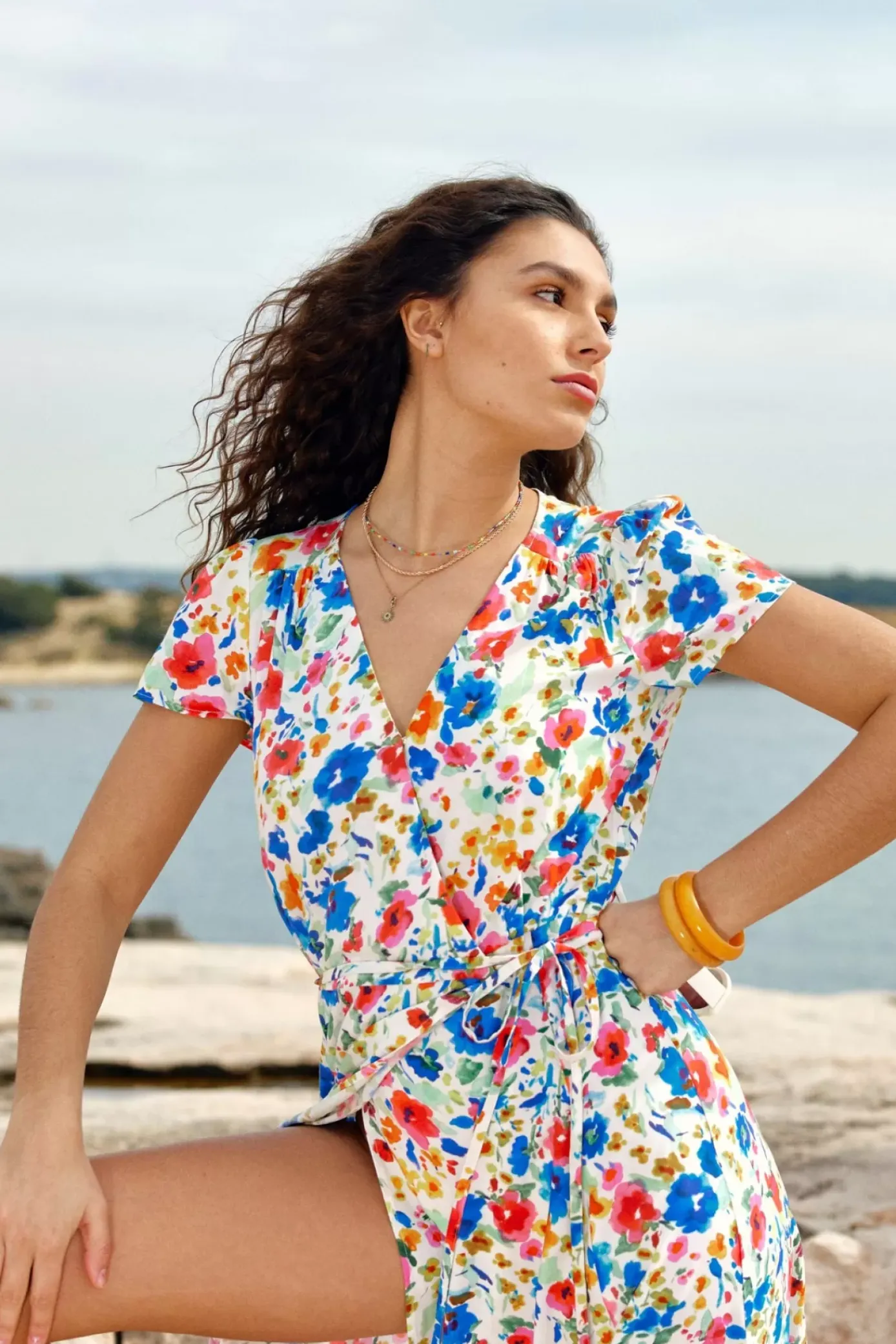 Robes & Combinaisons|LA PETITE ÉTOILE Robe Ancolie Floral