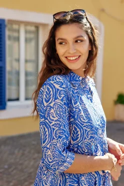 Robes & Combinaisons|LA PETITE ÉTOILE Robe Annemarie Bleu