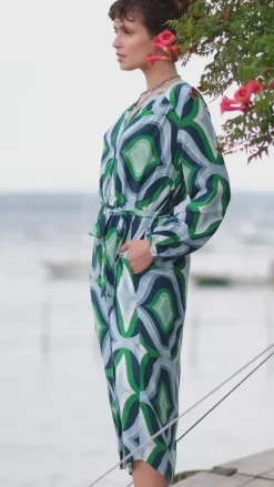 Robes & Combinaisons|LA PETITE ÉTOILE Robe Clelie Geo