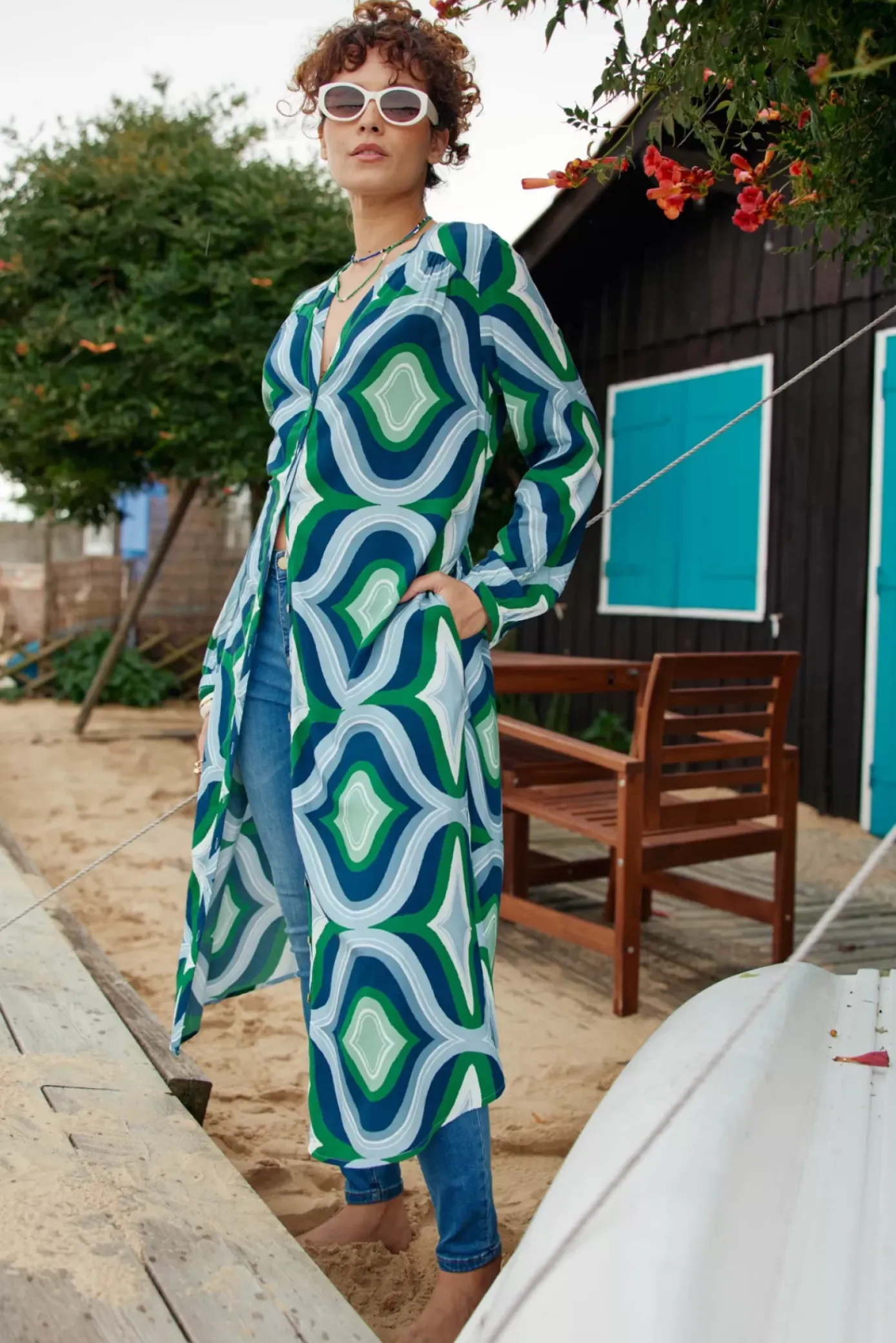 Robes & Combinaisons|LA PETITE ÉTOILE Robe Clelie Geo
