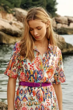 Robes & Combinaisons|LA PETITE ÉTOILE Robe Daphnee Graphique