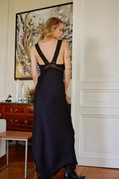 Robes & Combinaisons|LA PETITE ÉTOILE Robe Delaney Noir