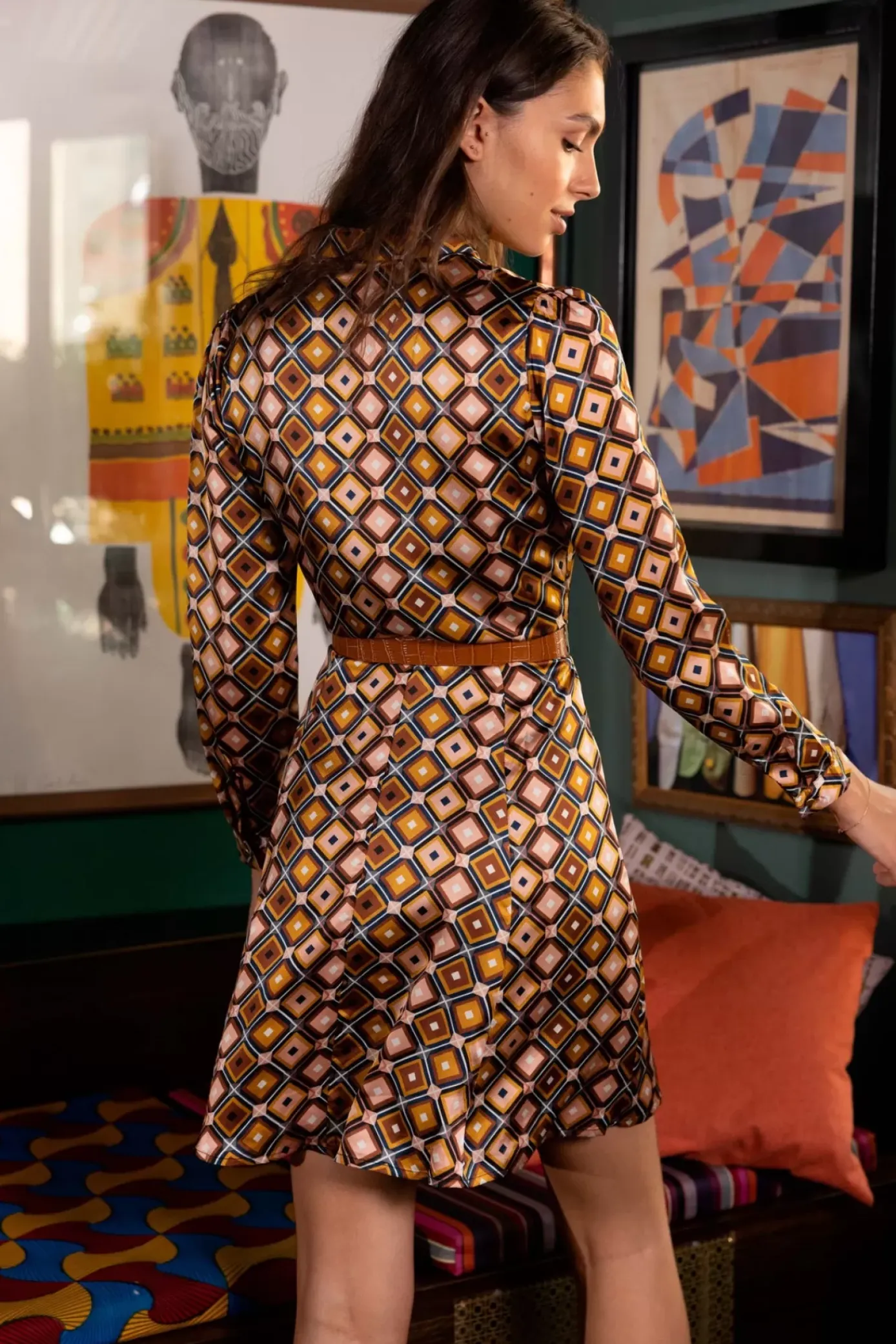 Robes & Combinaisons|LA PETITE ÉTOILE Robe Dola Carreaux
