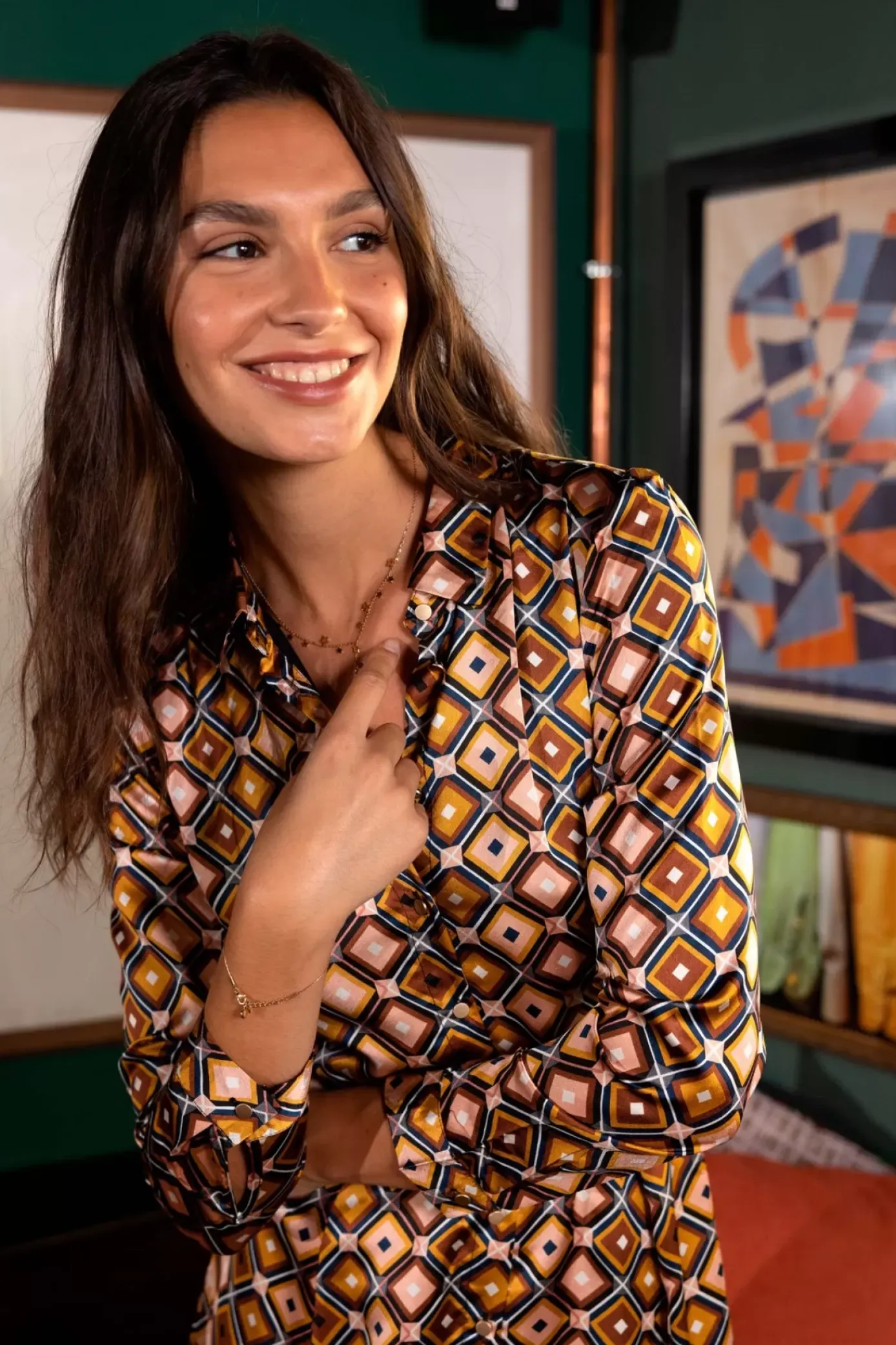 Robes & Combinaisons|LA PETITE ÉTOILE Robe Dola Carreaux
