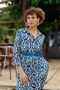 Robes & Combinaisons|LA PETITE ÉTOILE Robe Enso Bleu