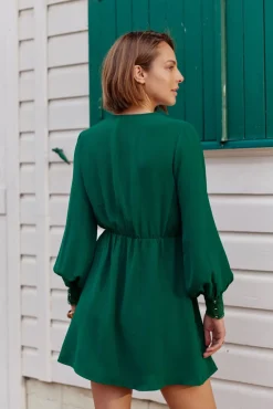 Robes & Combinaisons|LA PETITE ÉTOILE Robe Evangeline Vert