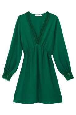 Robes & Combinaisons|LA PETITE ÉTOILE Robe Evangeline Vert