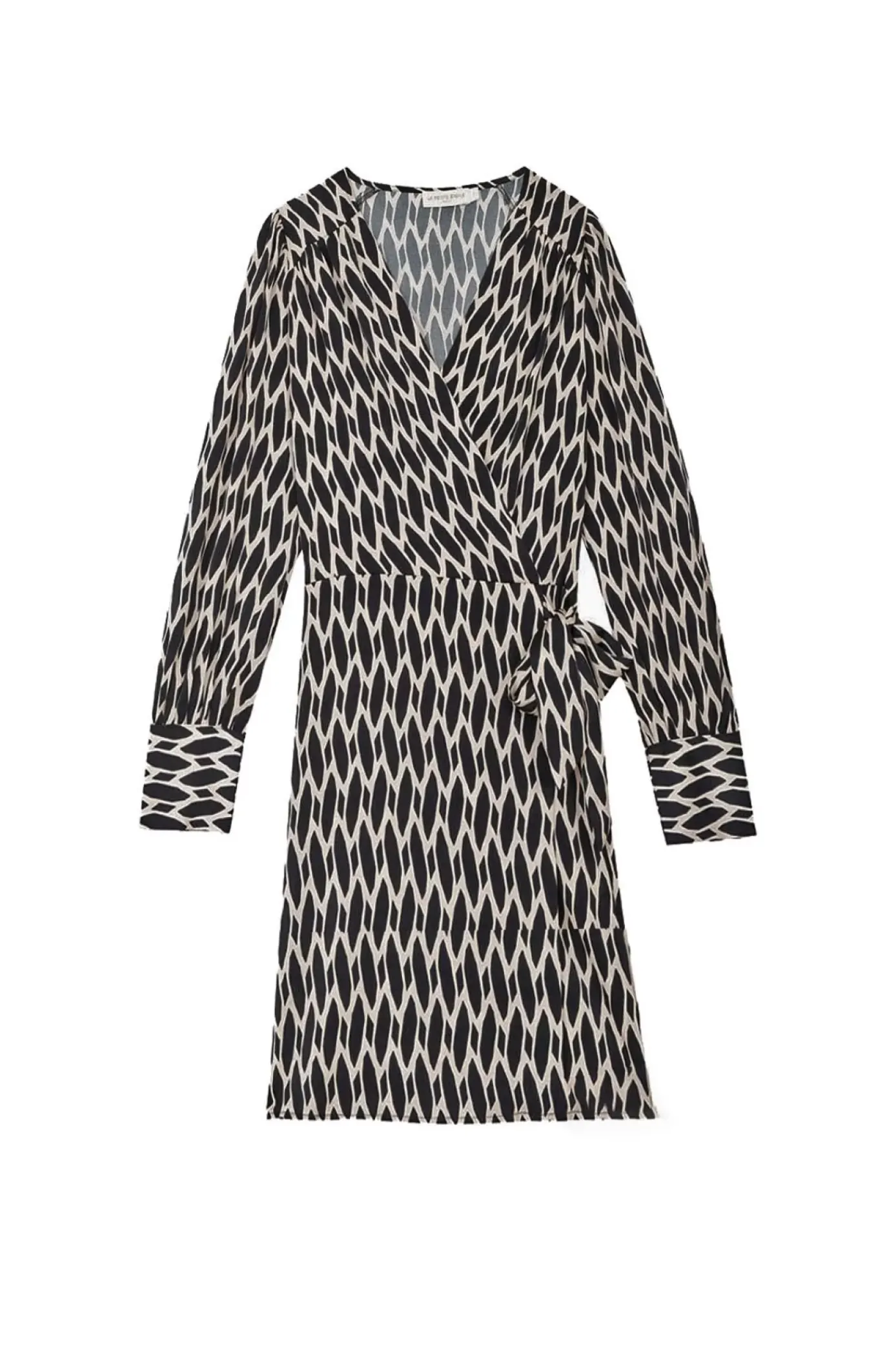 Robes & Combinaisons|LA PETITE ÉTOILE Robe Fulvia Ecru/Noir