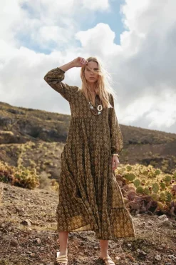 Robes & Combinaisons|LA PETITE ÉTOILE Robe Kami Kaki
