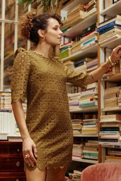 Robes & Combinaisons|LA PETITE ÉTOILE Robe Lawry Kaki