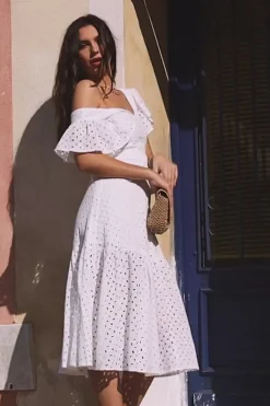 Robes & Combinaisons|LA PETITE ÉTOILE Robe Marinia Blanc