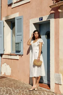 Robes & Combinaisons|LA PETITE ÉTOILE Robe Marinia Blanc