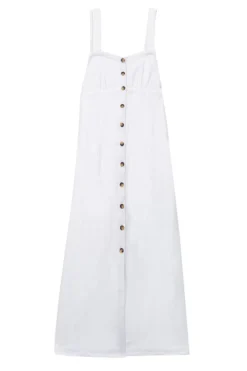 Robes & Combinaisons|LA PETITE ÉTOILE Robe Midi Skylar Blanc