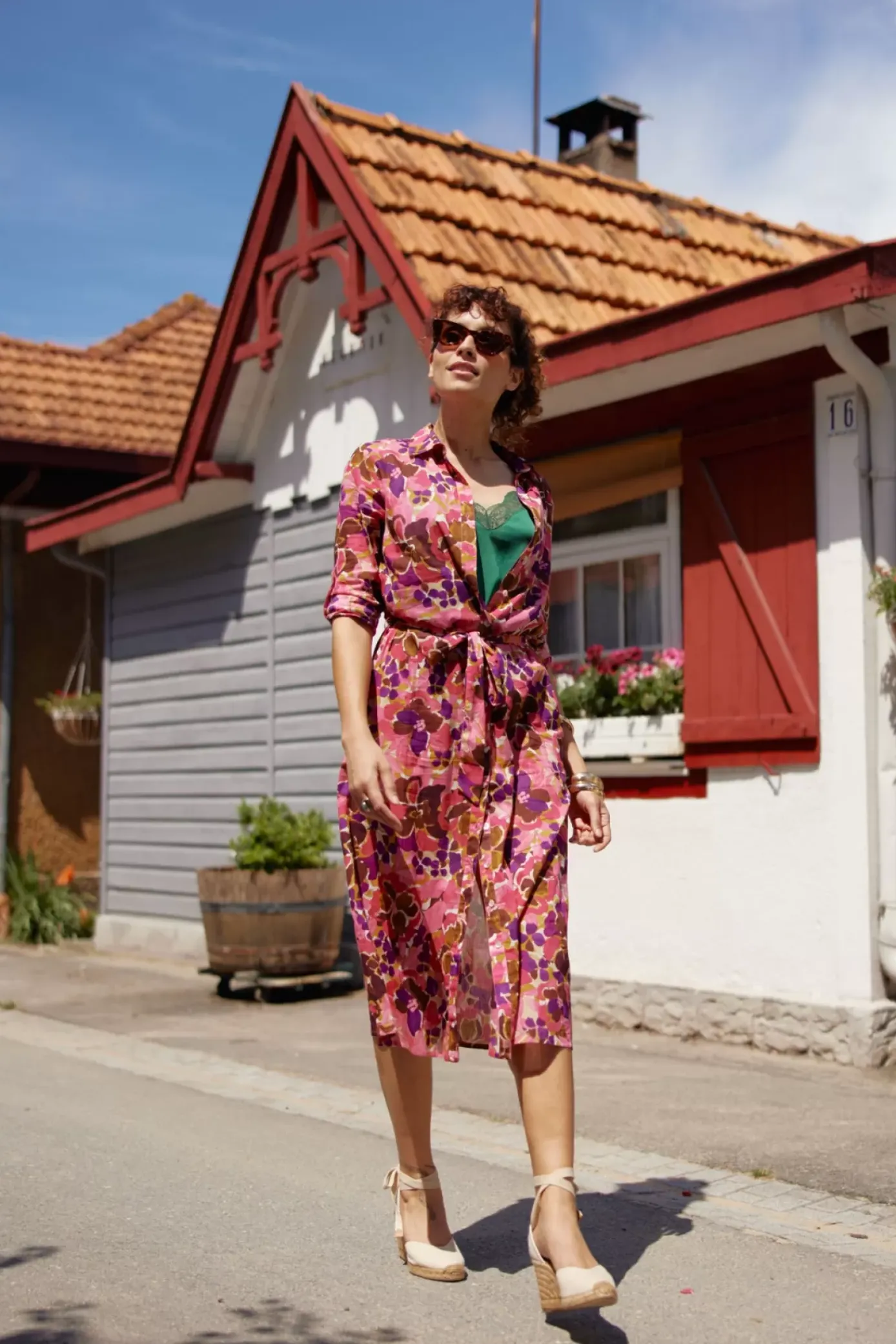 Robes & Combinaisons|LA PETITE ÉTOILE Robe Miraya Rose