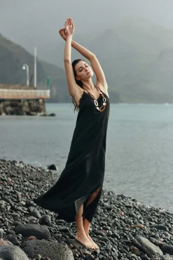 Robes & Combinaisons|LA PETITE ÉTOILE Robe Ramah Noir