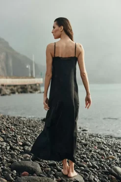 Robes & Combinaisons|LA PETITE ÉTOILE Robe Ramah Noir