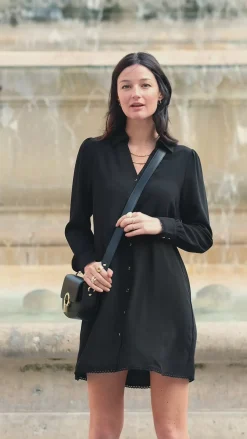 Robes & Combinaisons|LA PETITE ÉTOILE Robe Tixane Noir