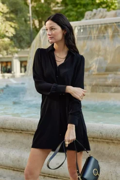 Robes & Combinaisons|LA PETITE ÉTOILE Robe Tixane Noir