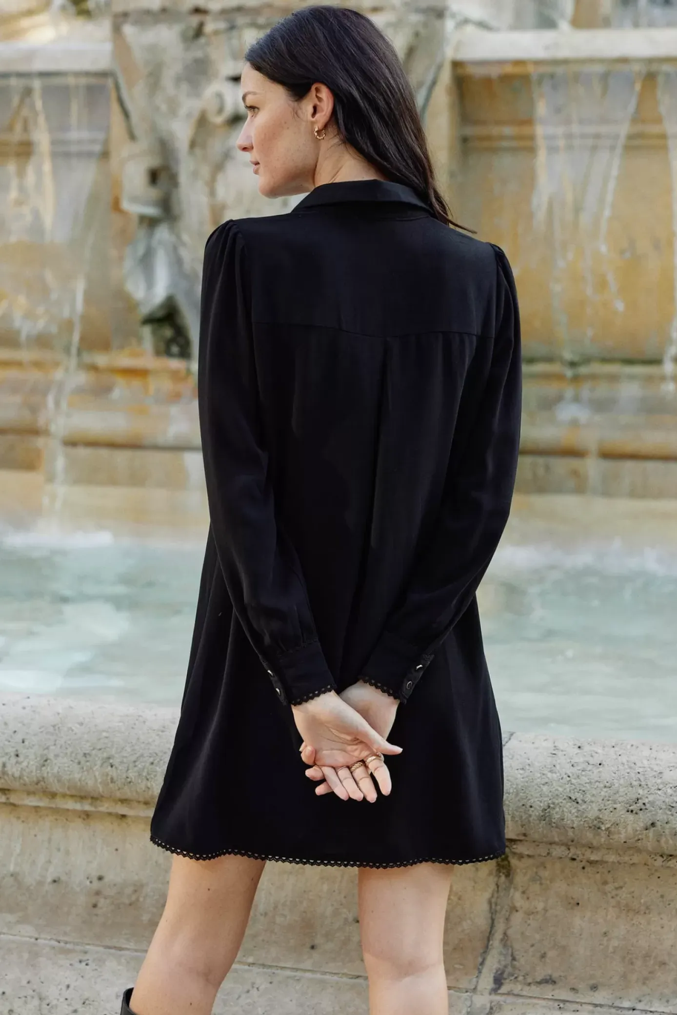 Robes & Combinaisons|LA PETITE ÉTOILE Robe Tixane Noir