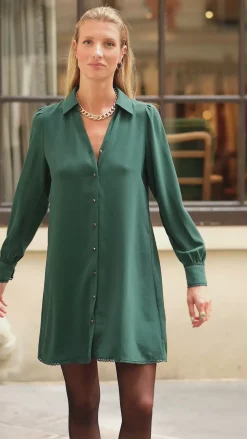 Robes & Combinaisons|LA PETITE ÉTOILE Robe Tixane Vert
