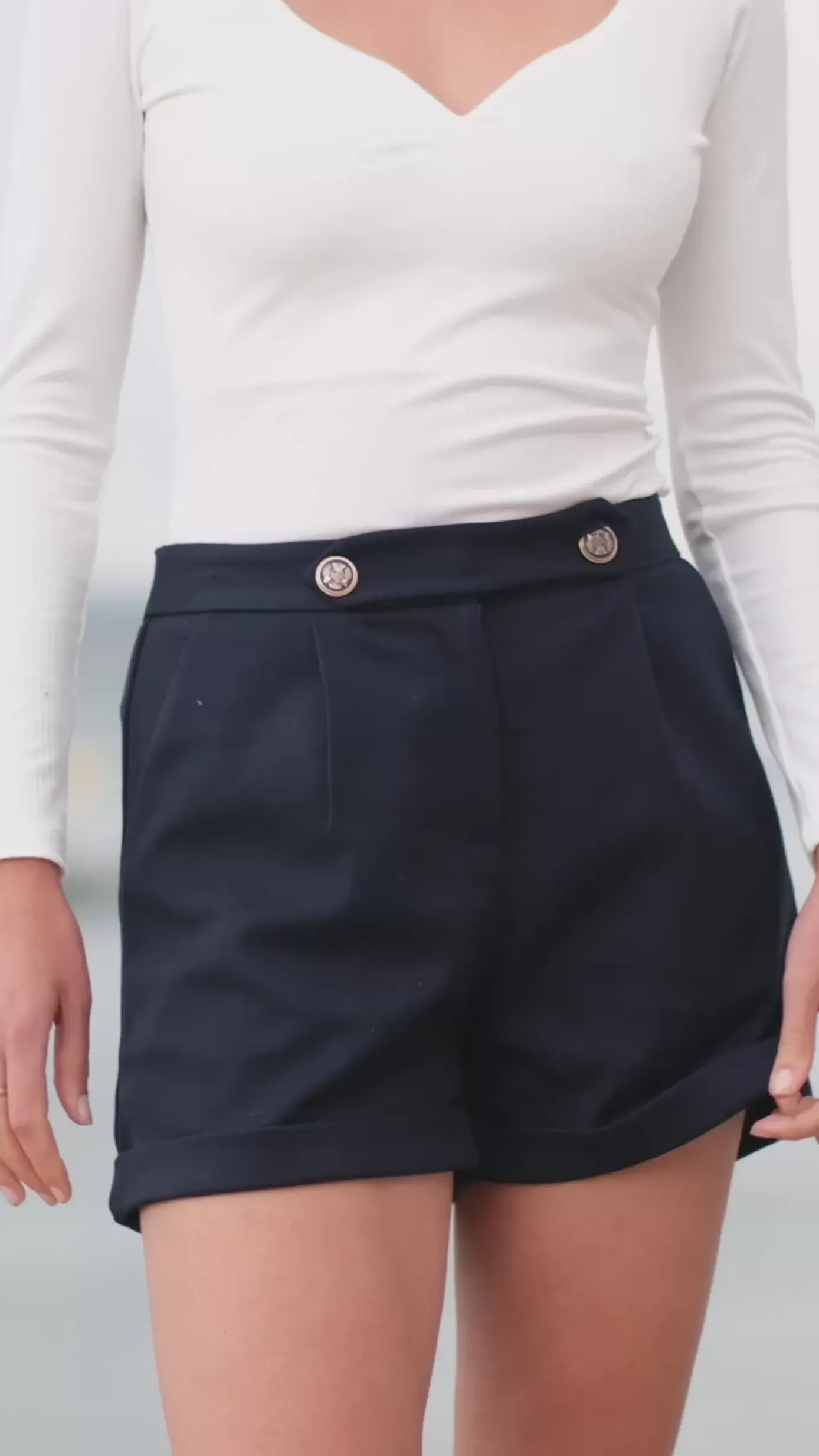 Jupes & Shorts|LA PETITE ÉTOILE Short Abeni Marine
