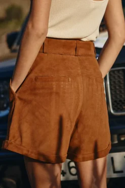 Jupes & Shorts|LA PETITE ÉTOILE Short Racine S Camel