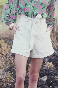 Jupes & Shorts|LA PETITE ÉTOILE Short Viggo Blanc