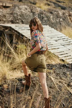 Jupes & Shorts|LA PETITE ÉTOILE Short Viggo Kaki