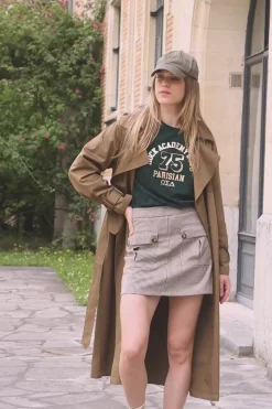Manteaux & Vestes|LA PETITE ÉTOILE Trench Farago Olive