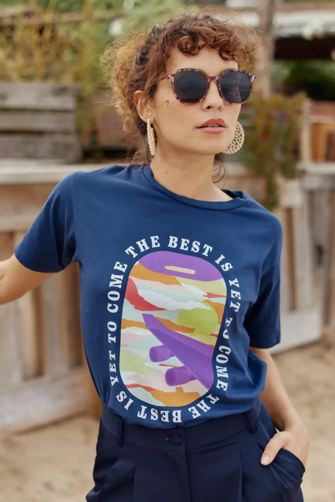 Tops|LA PETITE ÉTOILE T-Shirt Best Marine